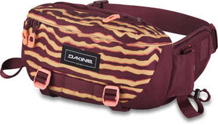 sacoche-banane-dakine-hot-laps-ochre-stripe-port-2l