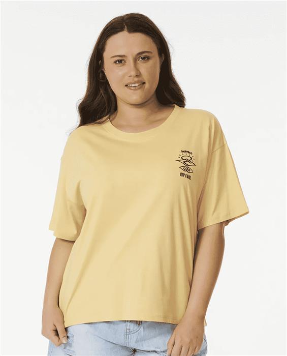 teeshirt-femme-ripcurl-icons-of-surf-relaxed-tee-washed-yellow