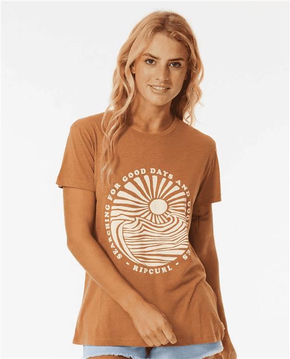 teeshirt-femme-ripcurl-good-waves-standard-tee-light-brown