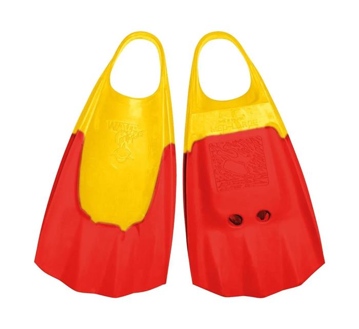 palmes-bodyboard-wave-gripper-jaune-rouge