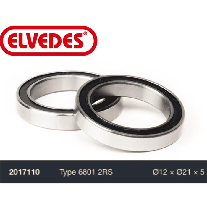 elvedes-roulement-type-6801-2rs-diametre-12-x-diametre-21-x-5