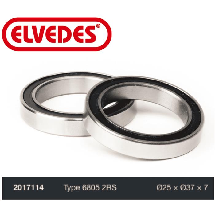 elvedes-roulement-type-6805-2rs-diametre-25-x-diametre-37-x-7