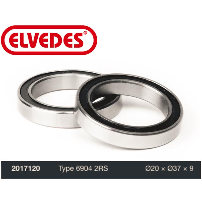 elvedes-roulement-type-6904-2rs-diametre-20-x-diametre-37-x-9