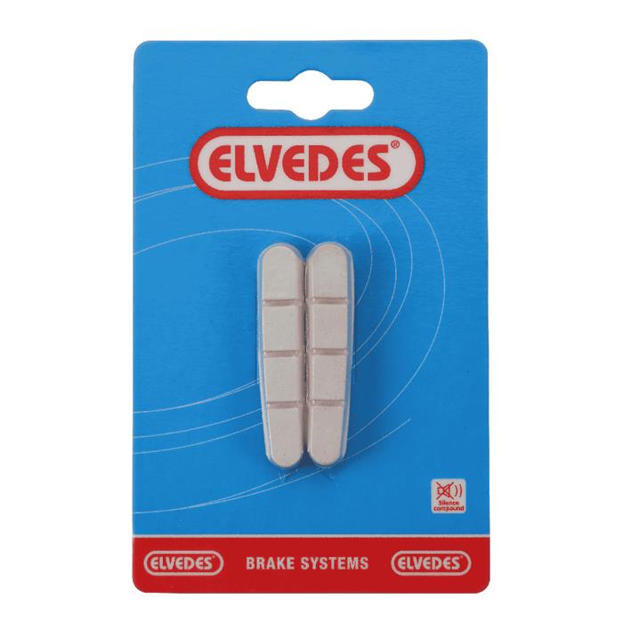 elvedes-paire-de-patins-de-remplacement-route-55mm-white-compound-shimano