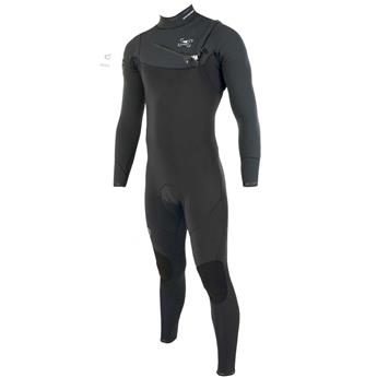 Combinaison intégrale SOORUZ Guru Pro Oysterprene 5/4/3mm Chest Zip Black L