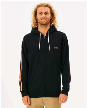 Sweat zippé RIPCURL Surf Revival Fade Zip Thru Black M