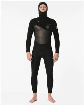 Combinaison intégrale RIPCURL Flashbomb 6/4 Hood C/Zip Black