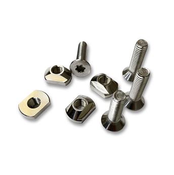 Carrés + vis foil SIC Raptor Us Box Plate Screws X8+4