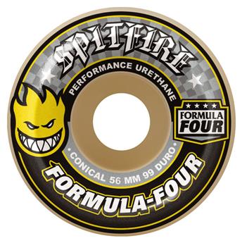 Roues skate SPITFIRE (x4) F4 Concl Print Jaune 99D 56mm