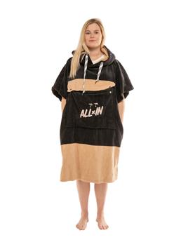 V Poncho ALL IN Flash Line Noir / rose