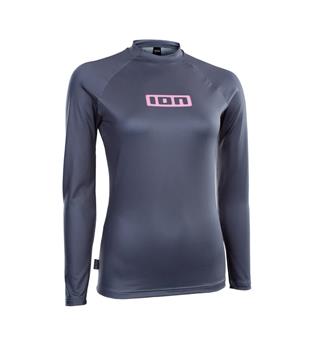 Lycra femme manches longues Promo Bleu métal 10