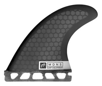 Ailerons surf Quad MADNESS Honeycomb Futures 5" Black