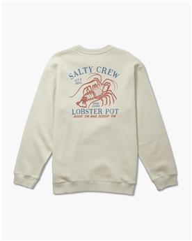 Sweat SALTY CREW Lobster Pot Crew Fleece Bone