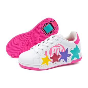 Chaussures à roulettes BREEZY ROLLERS Splatter White/Pink