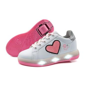 Chaussures à roulettes BREEZY ROLLERS Light Heart Pink