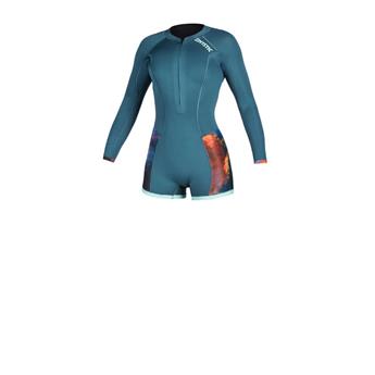 Shorty femme ONEILL eactor 2mm backzip black/blue 4